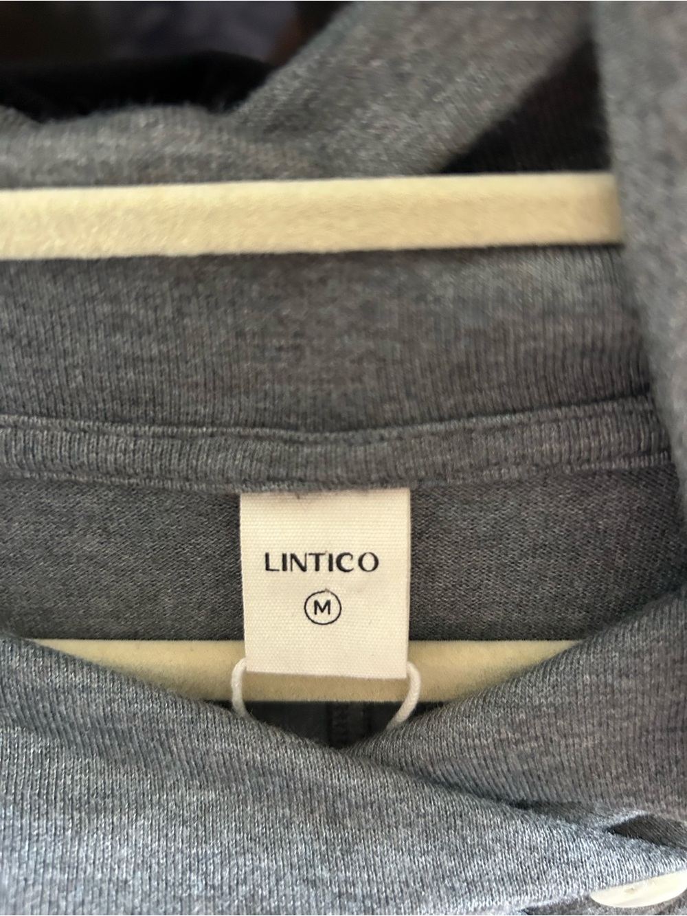 Gray Button-Accent Long Sleeve Top - Picture 2 of 8